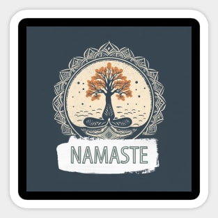 Namaste Yoga Sticker